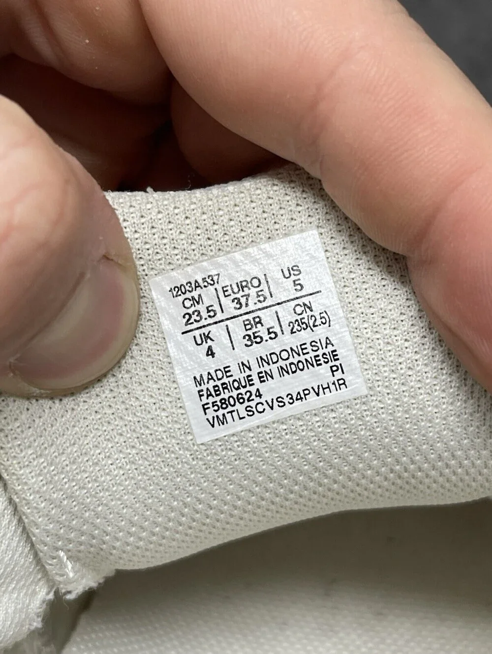 Asics tag guaranteed uk